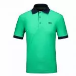 hugo boss sport t-shirts luxe retro 52 solid color vert